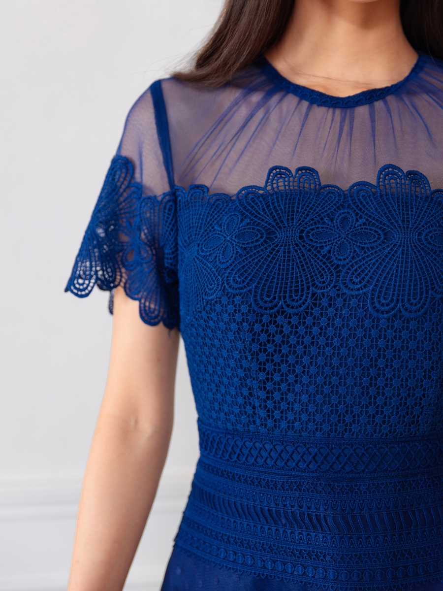Dusk Dress in Navy