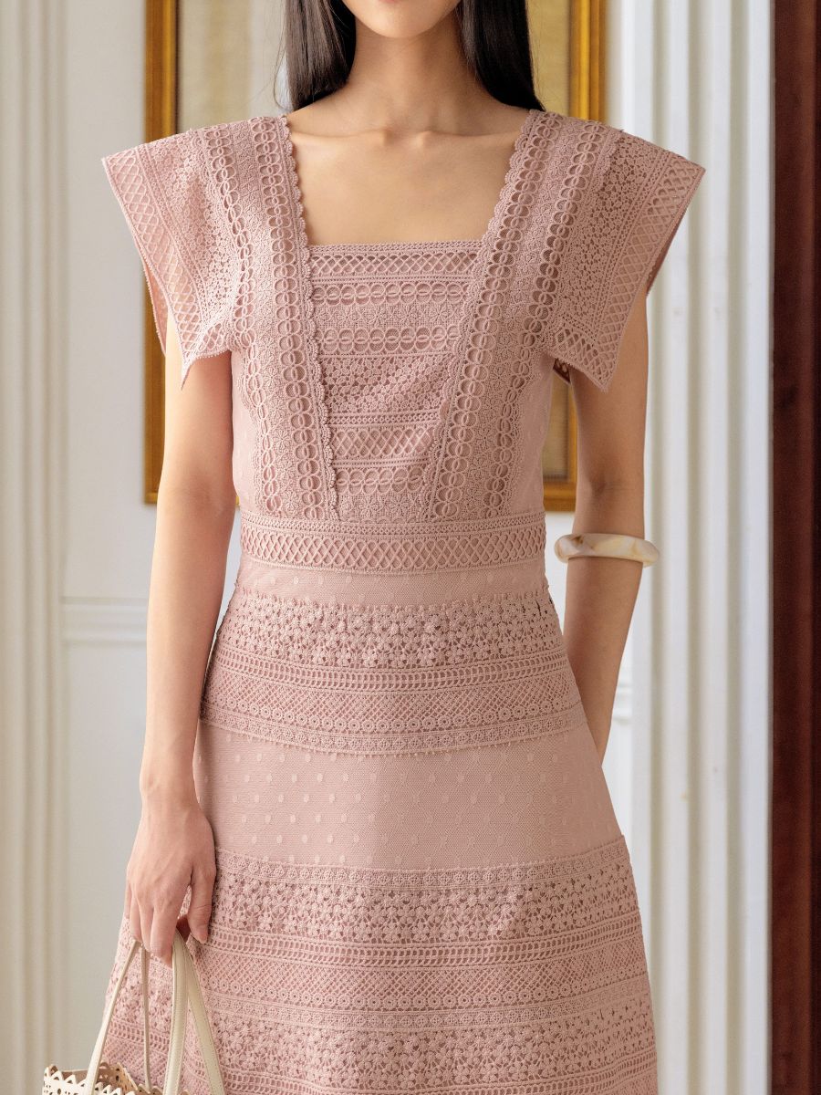 Ryn Dress in Pink