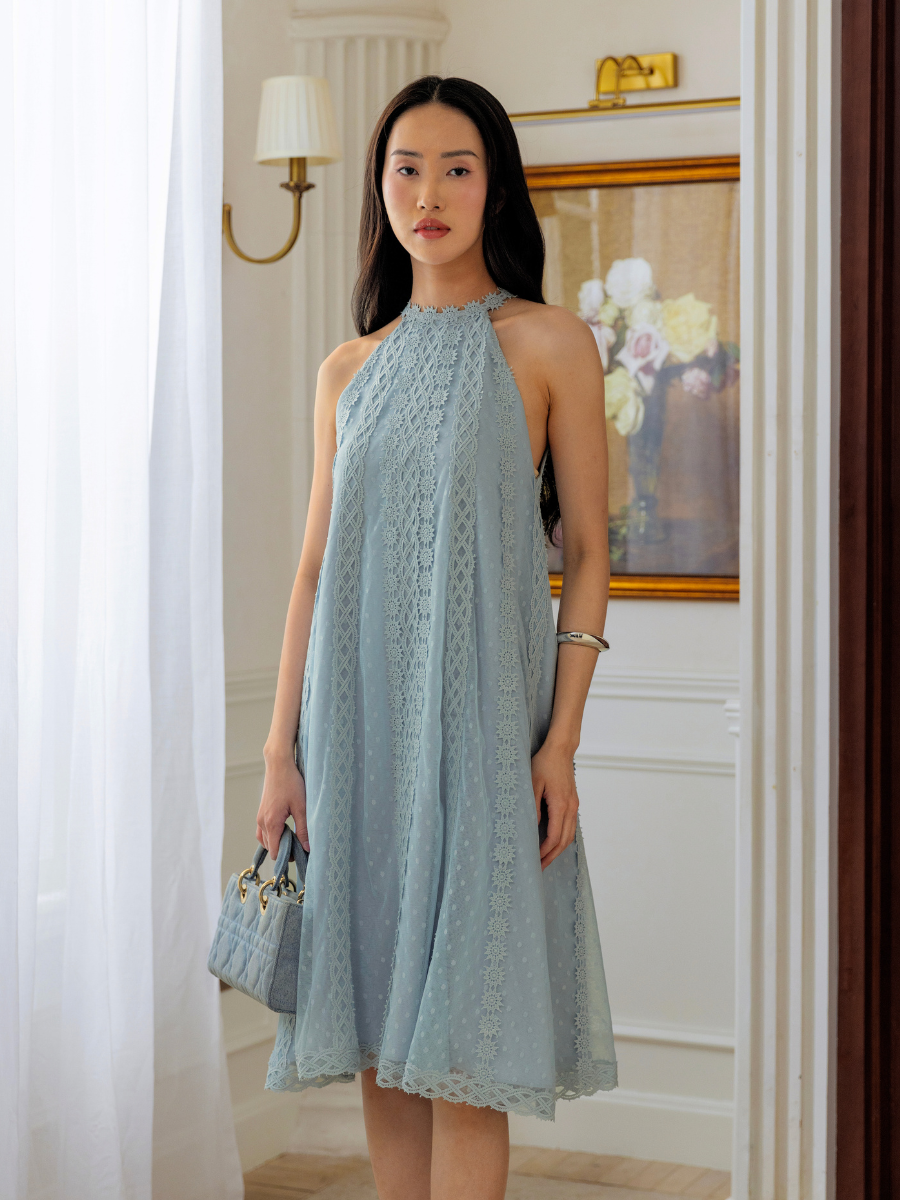 Meena Dress in Blue