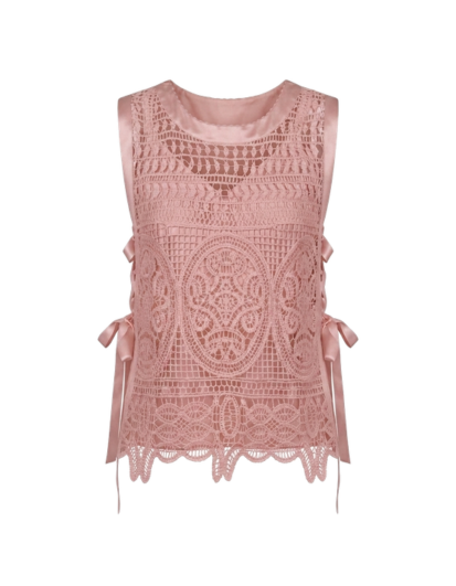 Saige Top in Pink