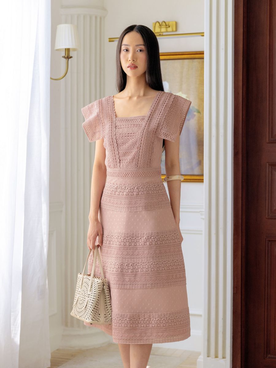 Ryn Dress in Pink