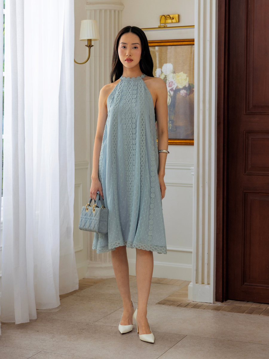 Meena Dress in Blue