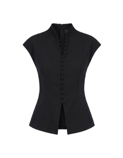 Fawn Top in Black