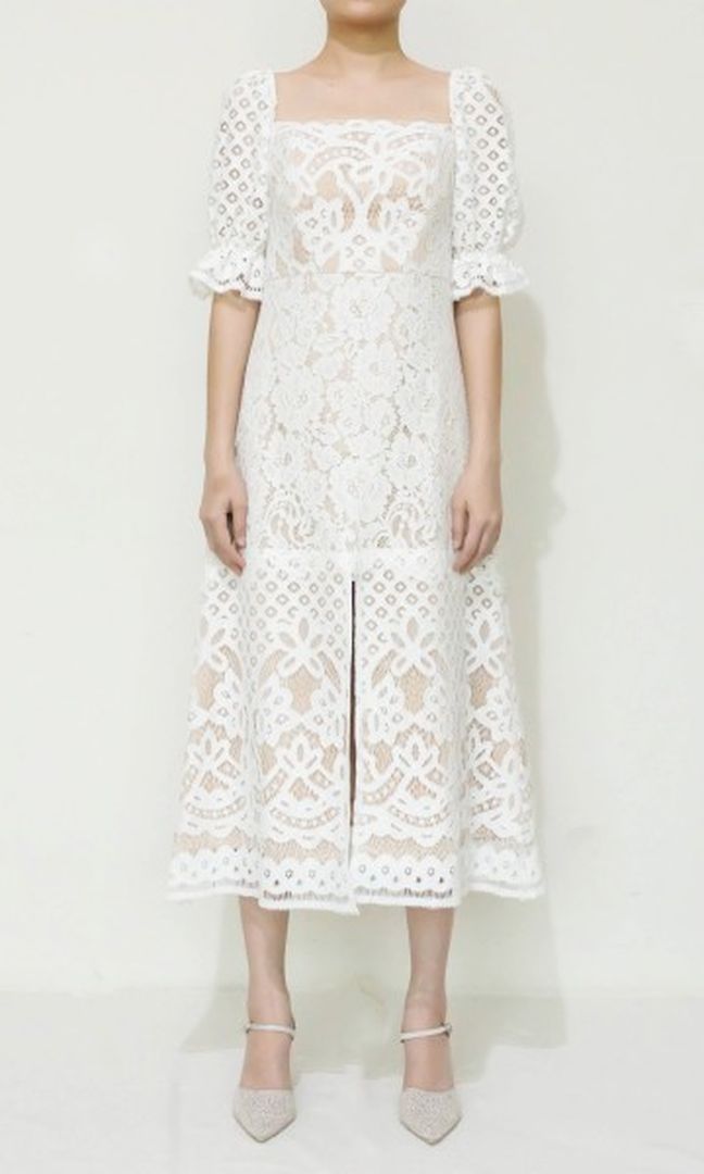 Cordelia Dress in White