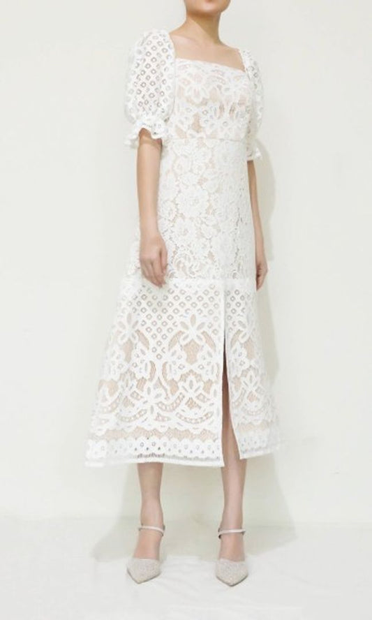 Cordelia Dress in White