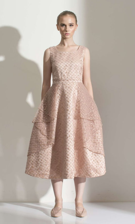 Marchesa Dress in Braun