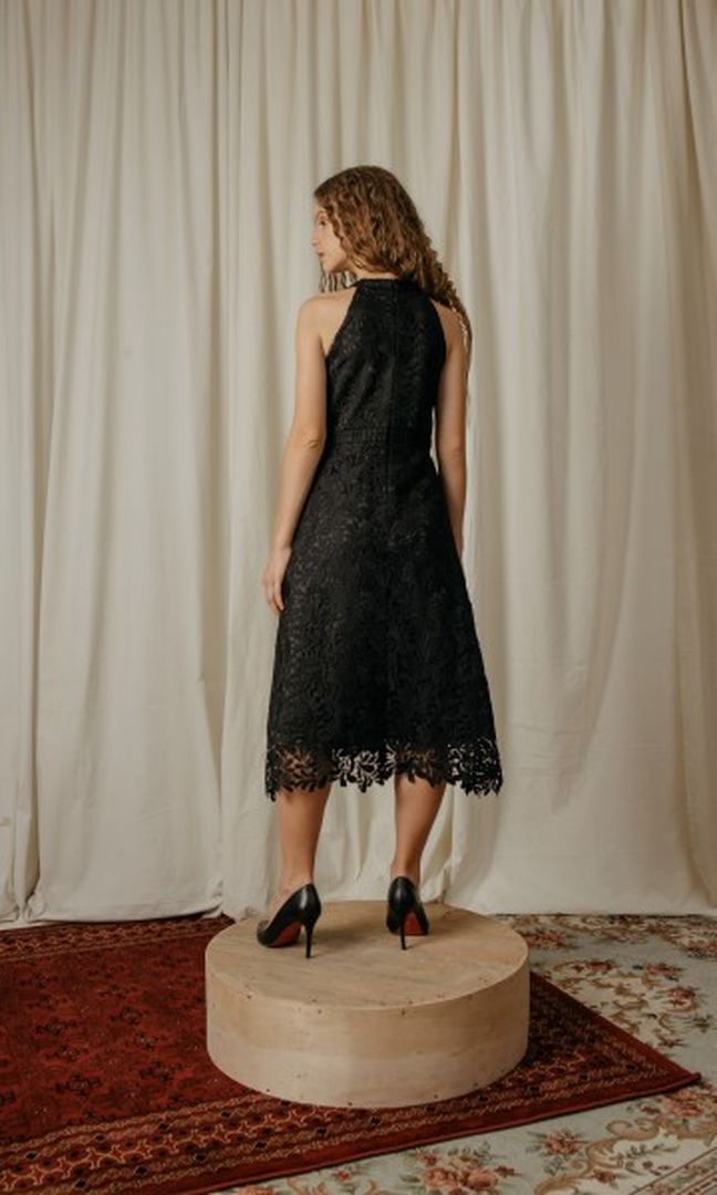 Summer Black Dress (Ready L)