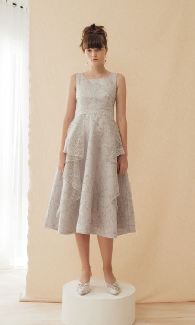 Marla Silver Dress