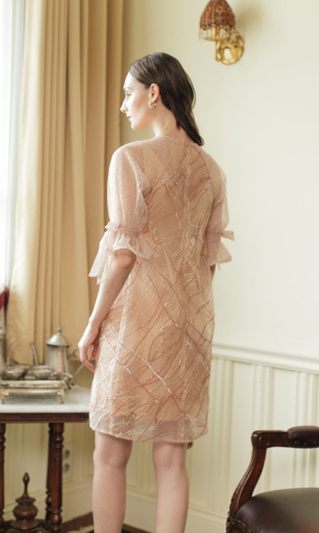 Lara Dress in Terracotta