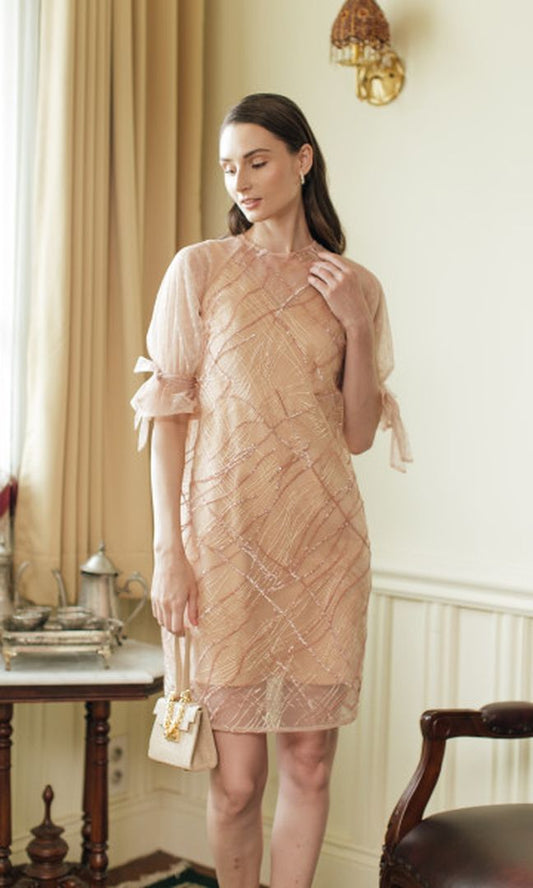 Lara Dress in Terracotta