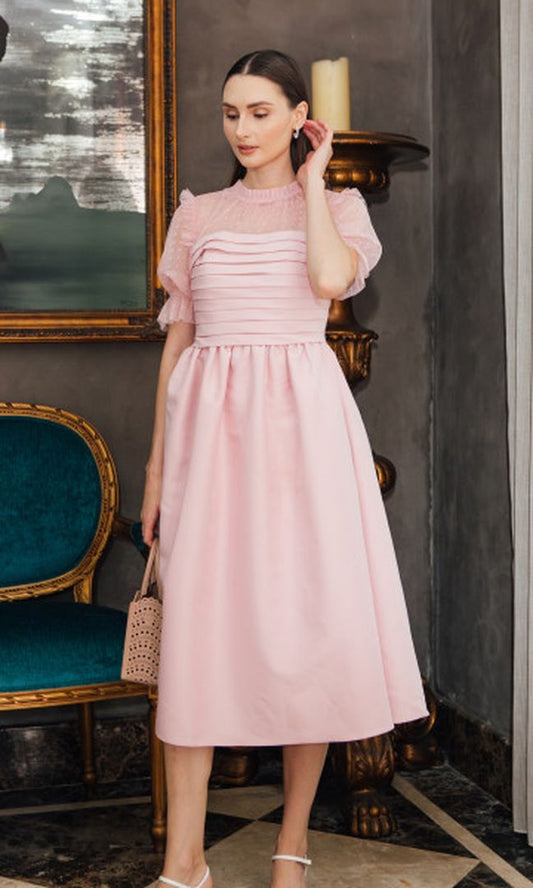 Corinne Dress in Rose