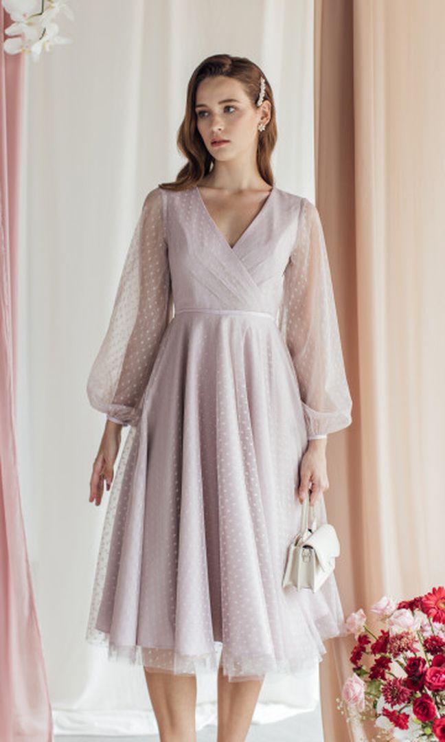 Frostine Dress in Lavender