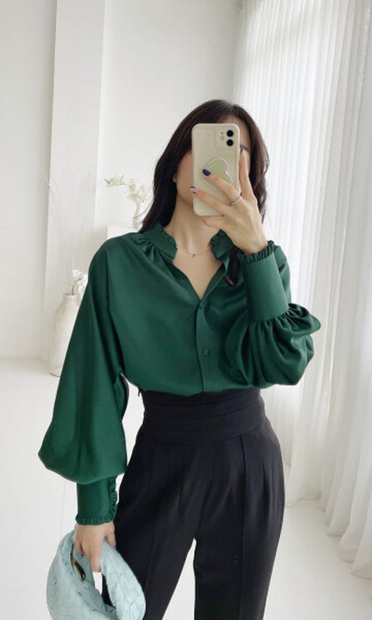 Canna Top in Emerald