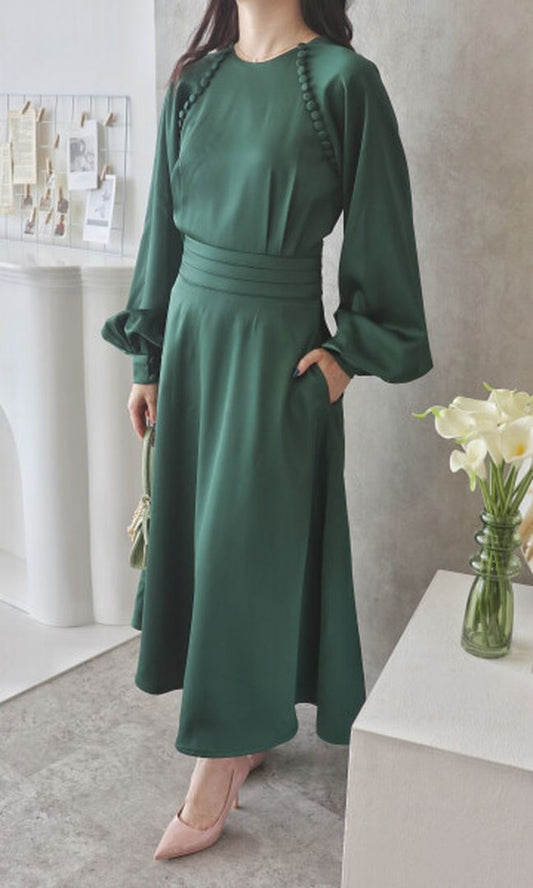 Yas Dress in Emerald