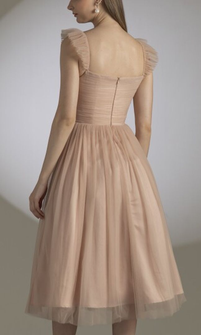 Leif Dress in Dusty Pink