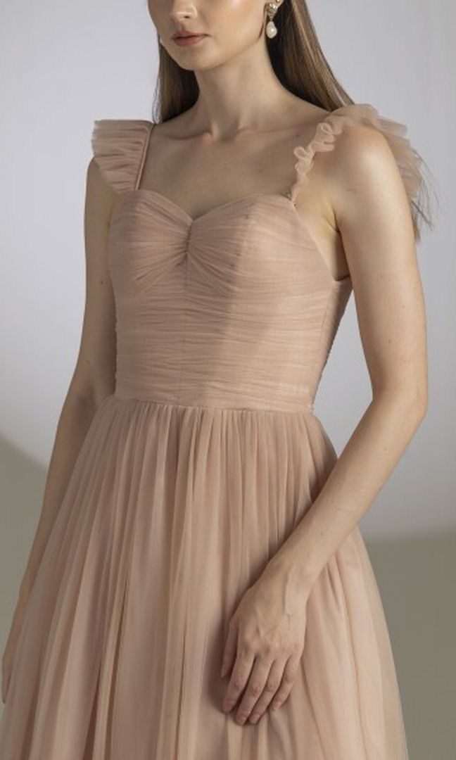 Leif Dress in Dusty Pink