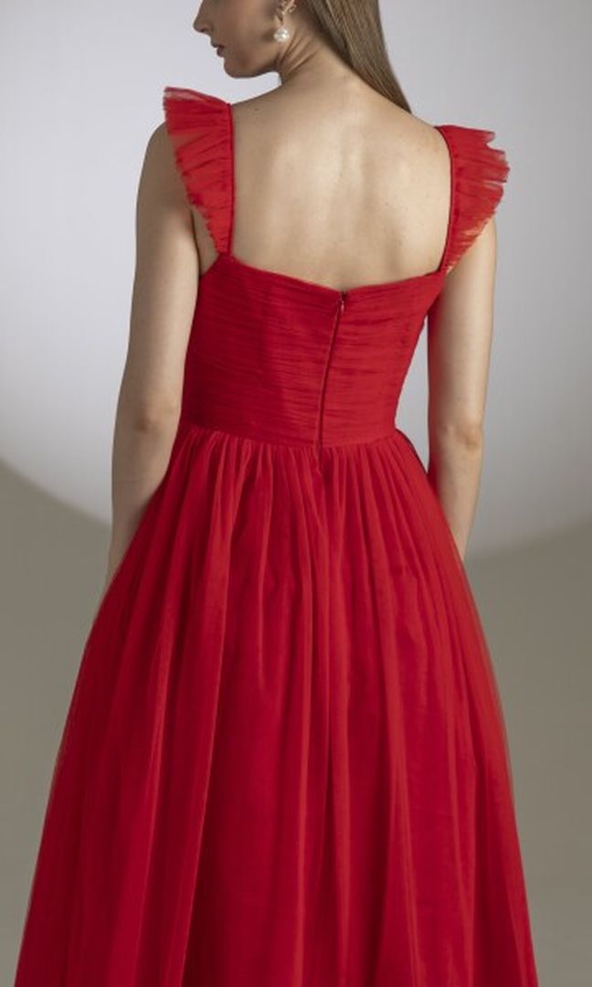 Leif Dress in Red