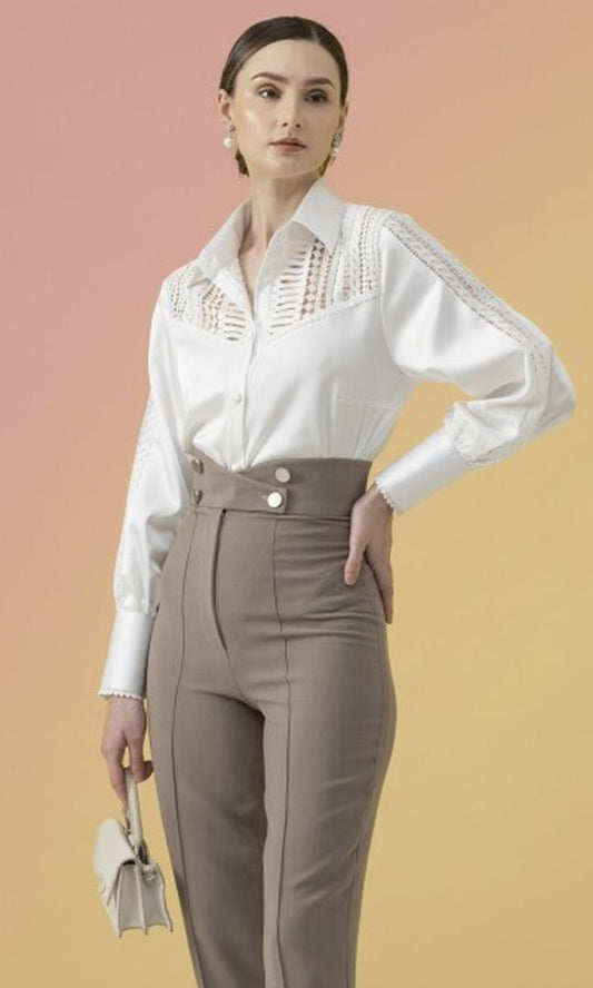 [READY STOCK] Cyrus Top in White