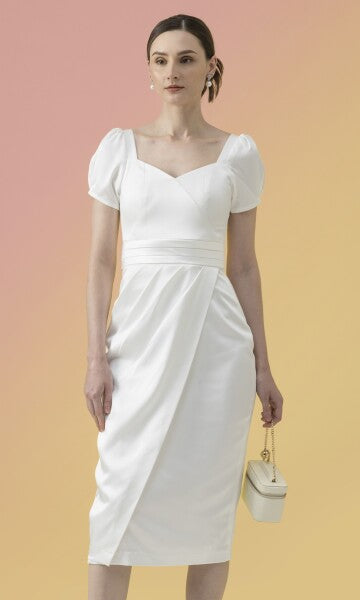 [READY STOCK] Reed Dress in White