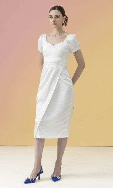 [READY STOCK] Reed Dress in White