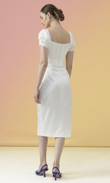 [READY STOCK] Reed Dress in White