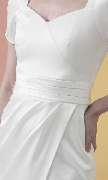 [READY STOCK] Reed Dress in White