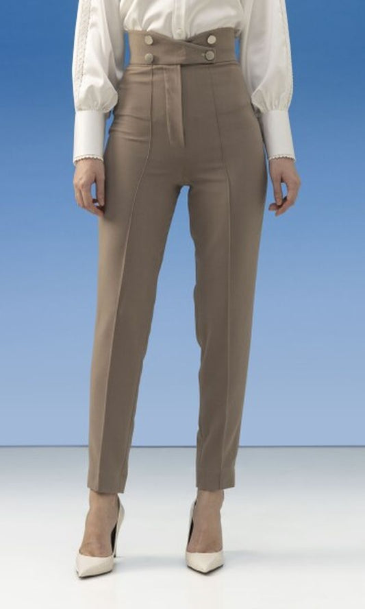 Elio Pants in Braun