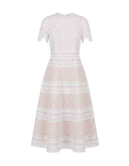Dusk Dress in White
