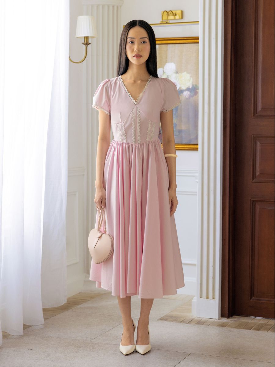 Chorus Dress in Pink