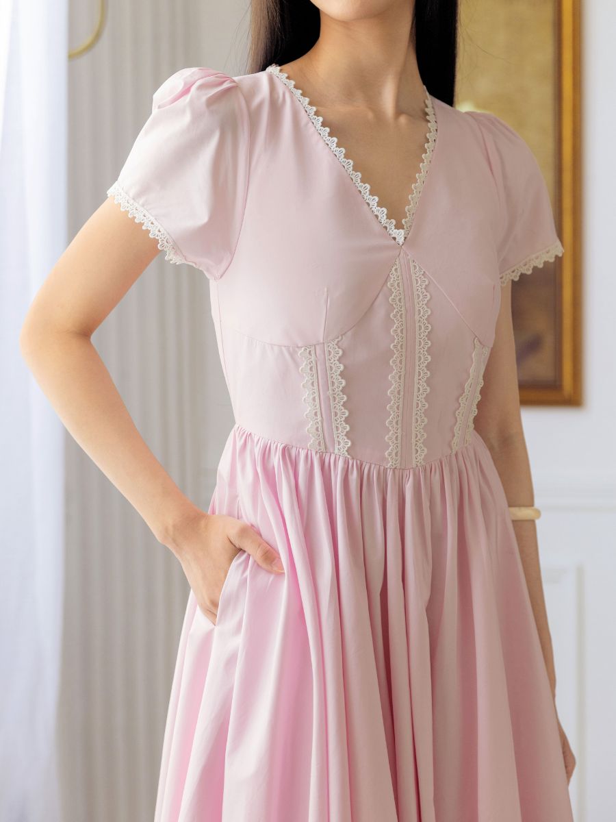 Chorus Dress in Pink