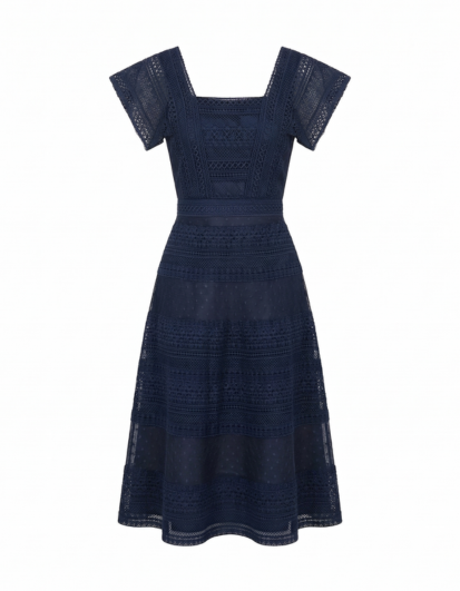 Ryn Dress in Navy