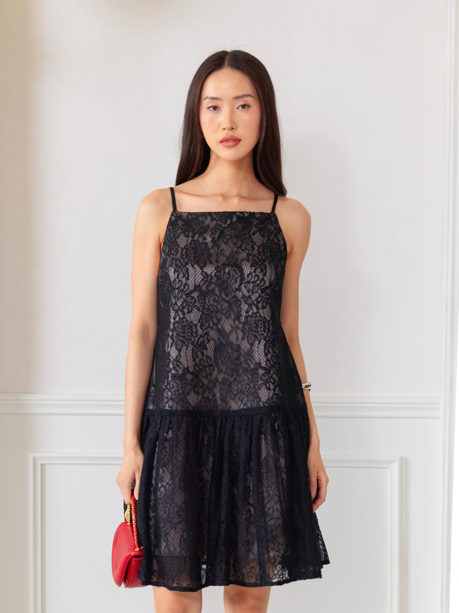 Francis Dress in Black