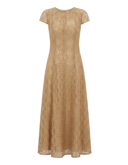 Eskett Dress in Gold