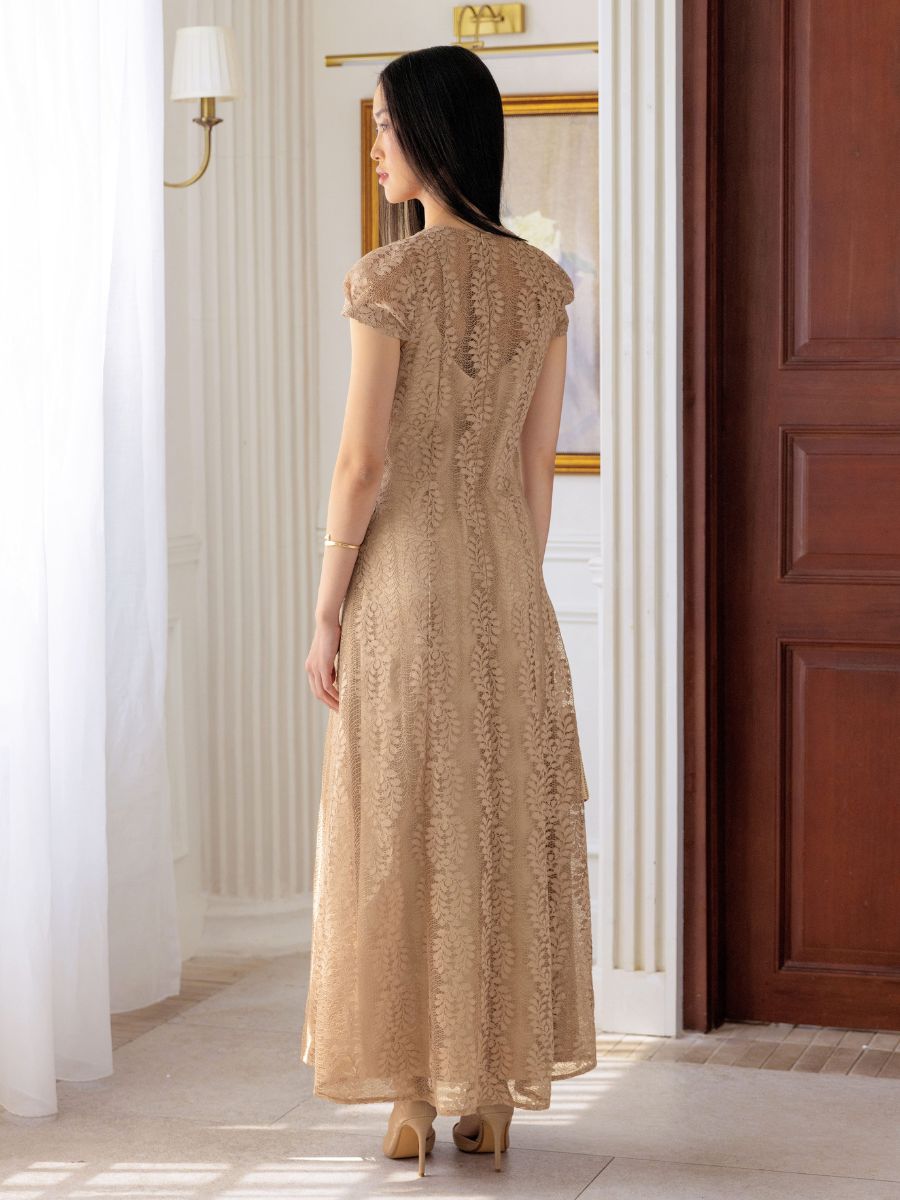Eskett Dress in Gold