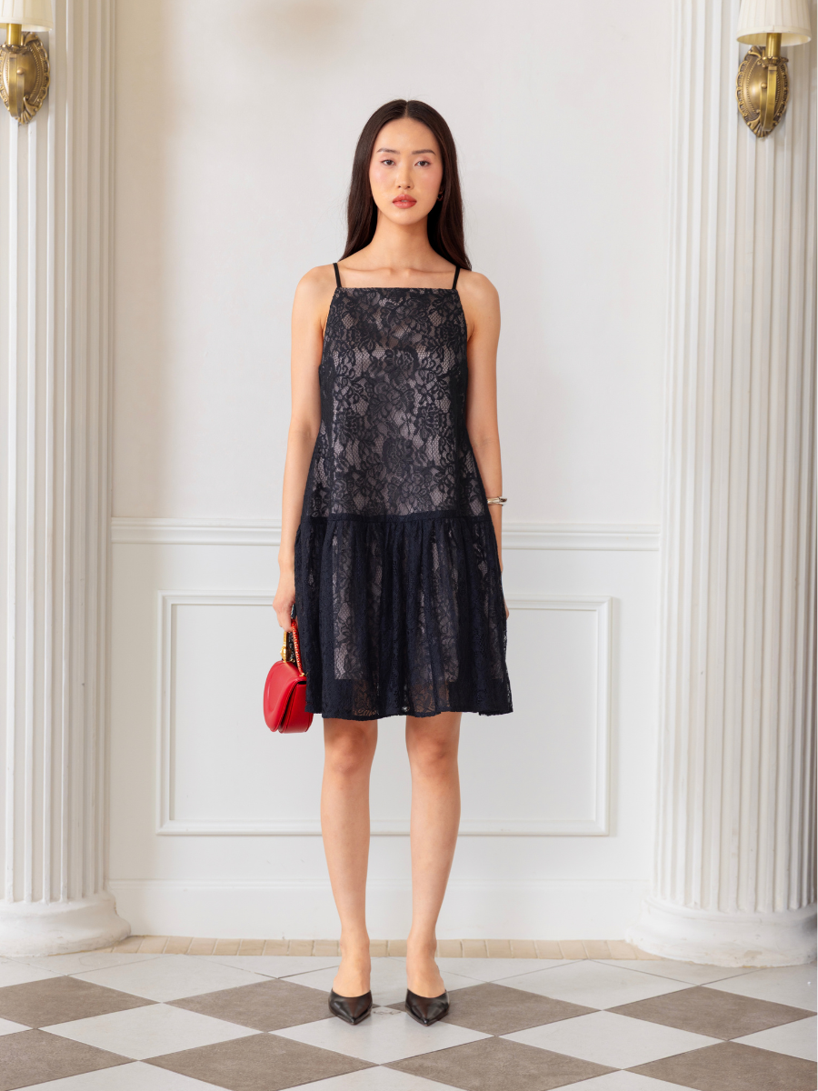 Francis Dress in Black