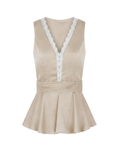 Cressida Top in Champagne