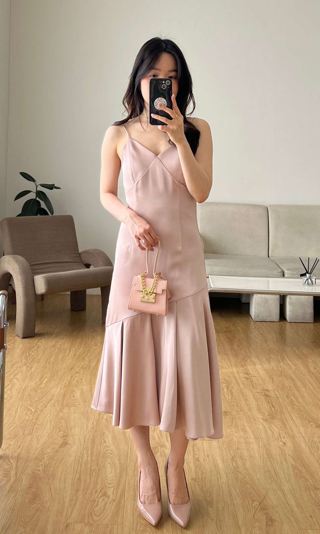 La Lune Dress in Pink