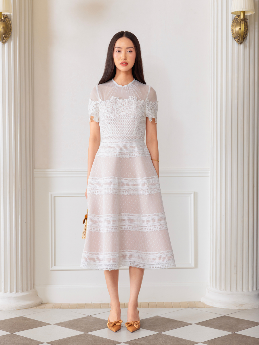 Dusk Dress in White