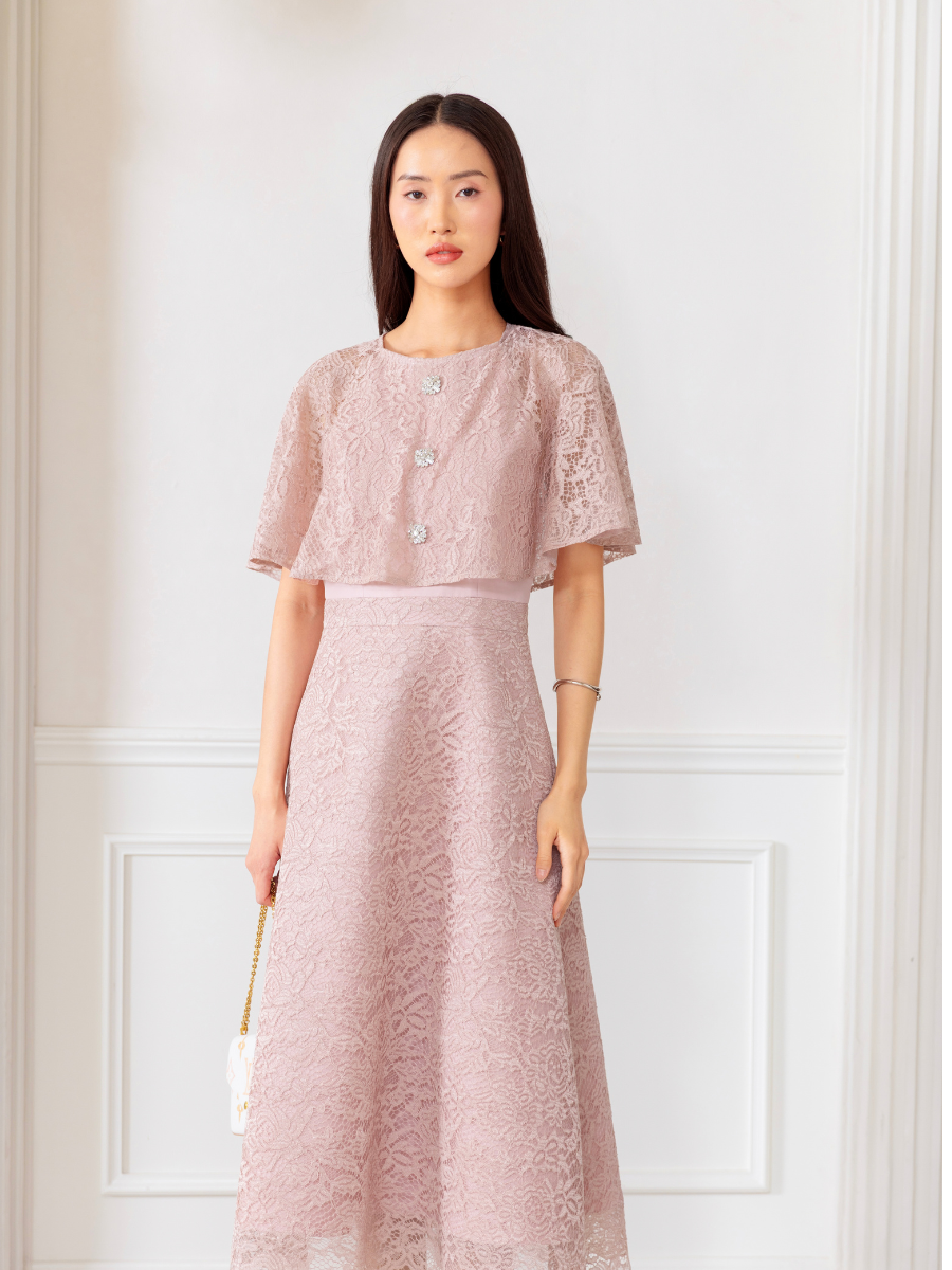 Magnus Dress in Pink