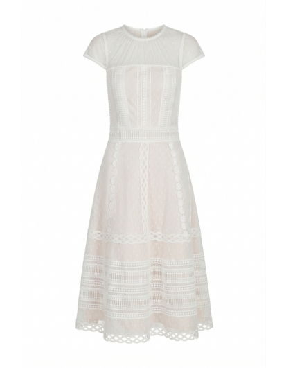 Nero Dress in White