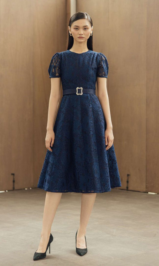 [READY STOCK] Dowson Dress in Navy