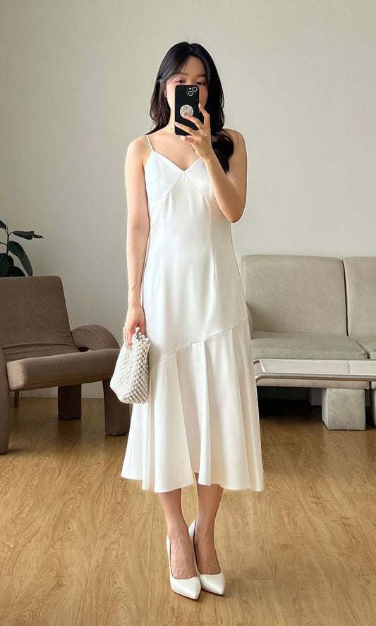 La Lune Dress in White