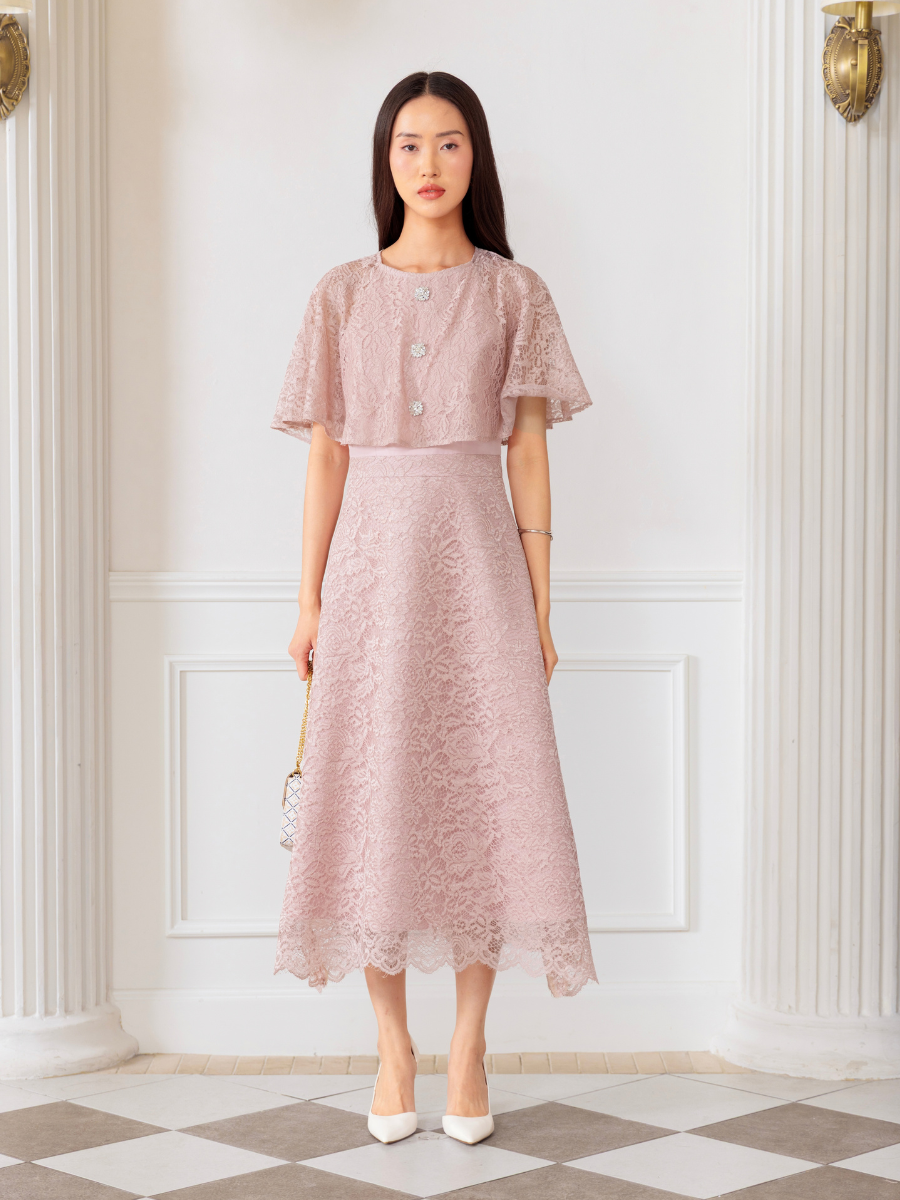 Magnus Dress in Pink