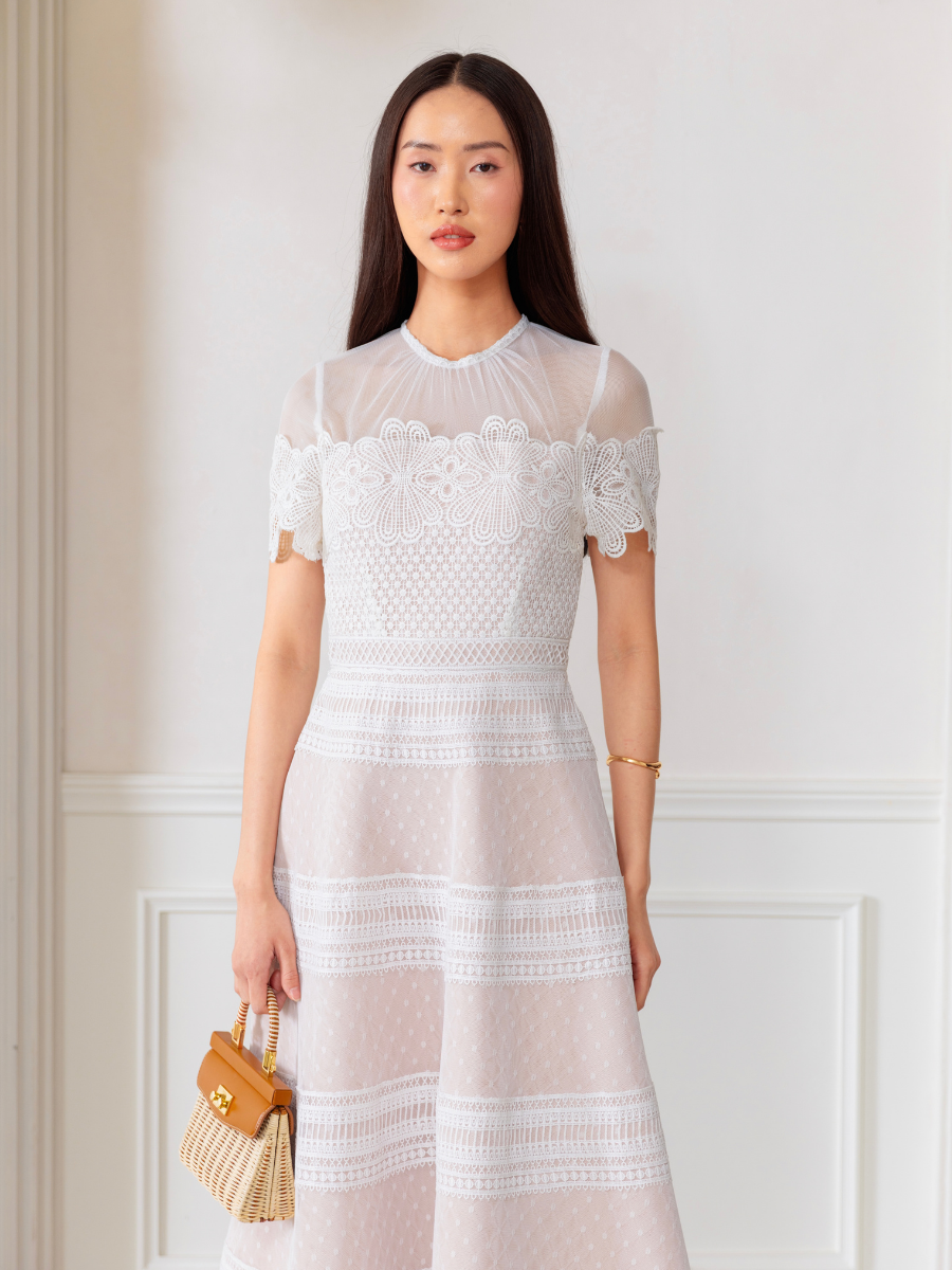 Dusk Dress in White