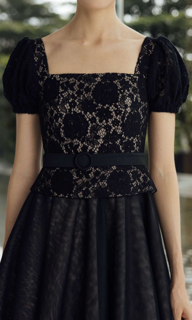 Cerelia Dress in Black