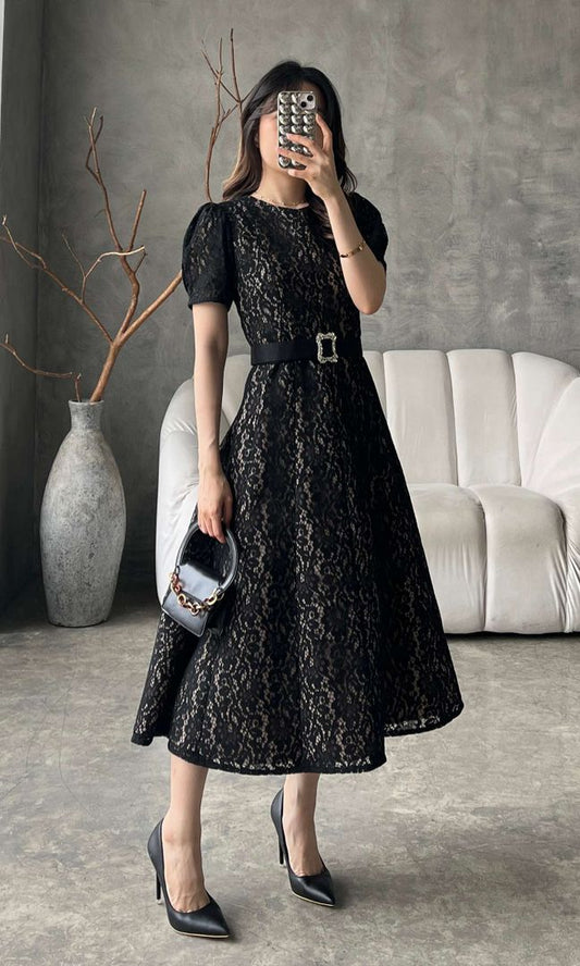 Dowson Dress in Black