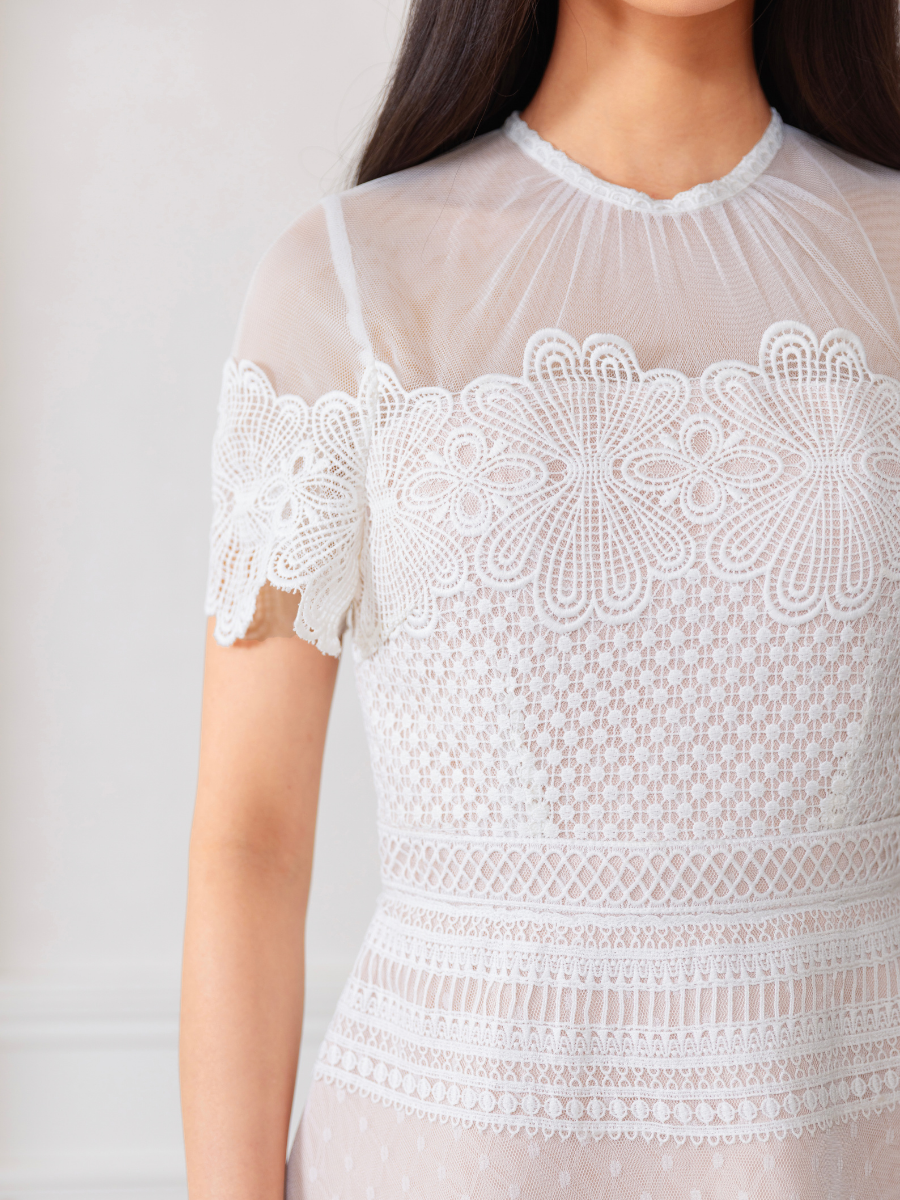 Dusk Dress in White