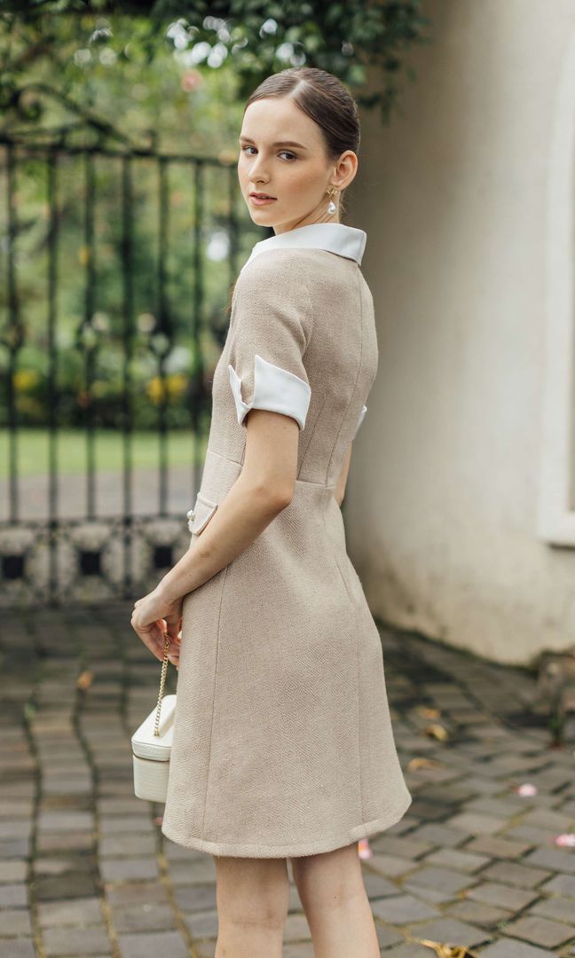 Maple Dress in Braun