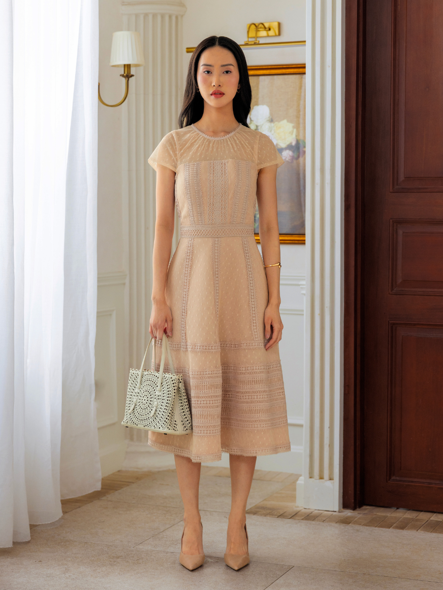 Nero Dress in Nude