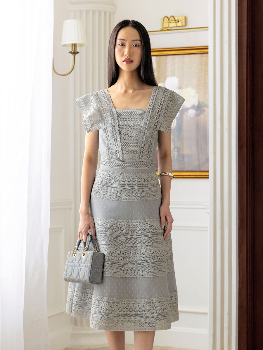 Ryn Dress in Blue